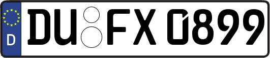 DU-FX0899