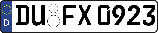 DU-FX0923