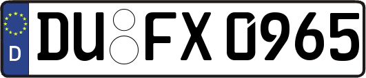 DU-FX0965