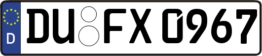 DU-FX0967