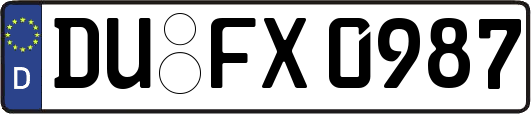 DU-FX0987