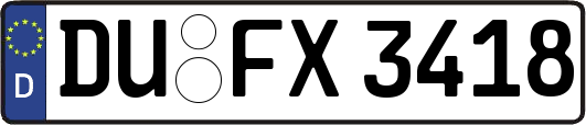 DU-FX3418