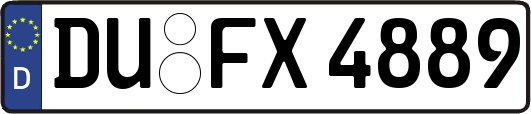 DU-FX4889
