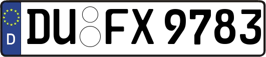DU-FX9783