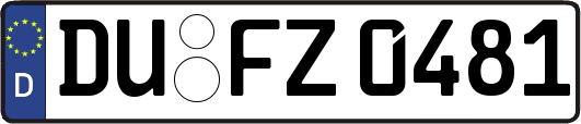 DU-FZ0481