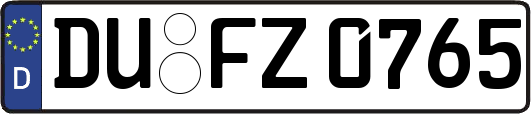 DU-FZ0765
