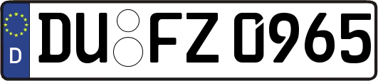 DU-FZ0965