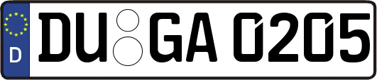 DU-GA0205