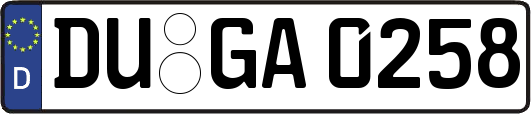 DU-GA0258