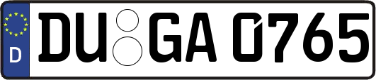 DU-GA0765