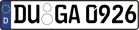 DU-GA0926