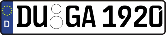 DU-GA1920