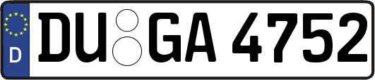 DU-GA4752