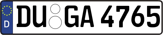 DU-GA4765