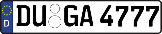 DU-GA4777