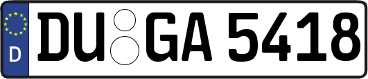 DU-GA5418