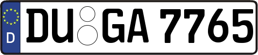 DU-GA7765