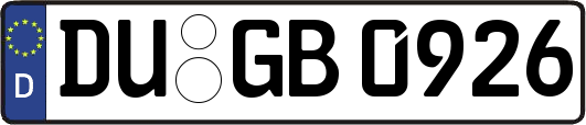 DU-GB0926
