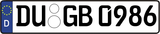 DU-GB0986