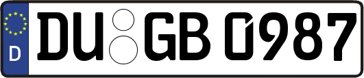 DU-GB0987