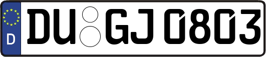 DU-GJ0803