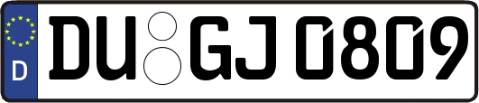 DU-GJ0809