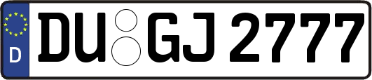 DU-GJ2777