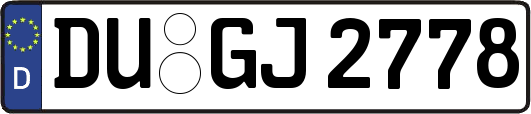 DU-GJ2778