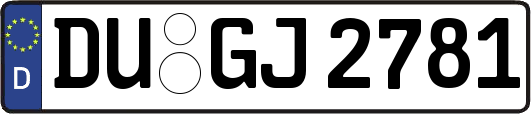 DU-GJ2781