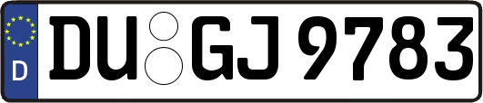 DU-GJ9783