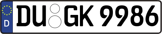 DU-GK9986