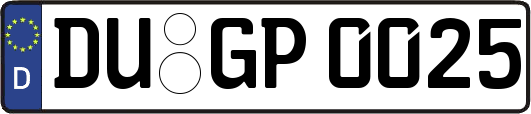 DU-GP0025