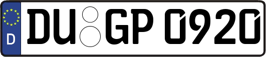DU-GP0920