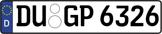 DU-GP6326
