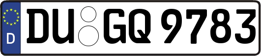 DU-GQ9783