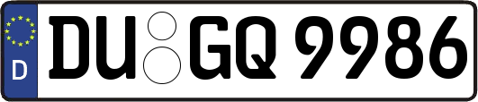 DU-GQ9986