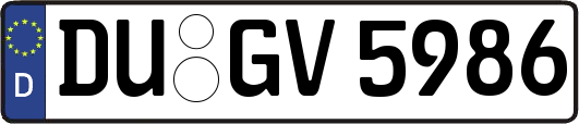 DU-GV5986