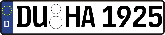 DU-HA1925