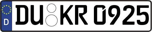 DU-KR0925