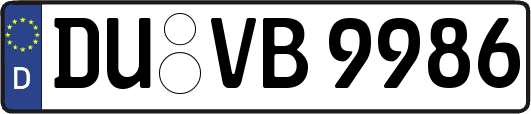 DU-VB9986