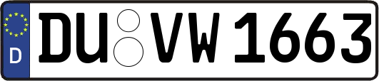 DU-VW1663