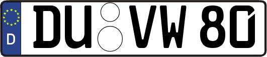 DU-VW80