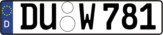 DU-W781