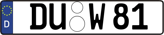 DU-W81