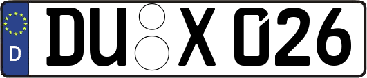 DU-X026