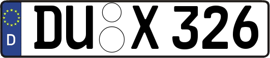 DU-X326