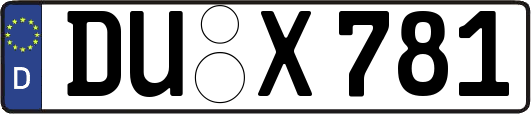 DU-X781