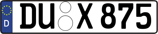 DU-X875