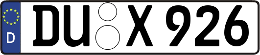 DU-X926