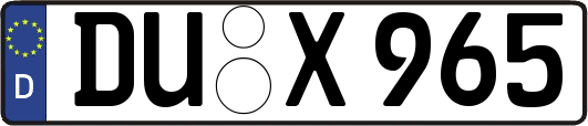 DU-X965